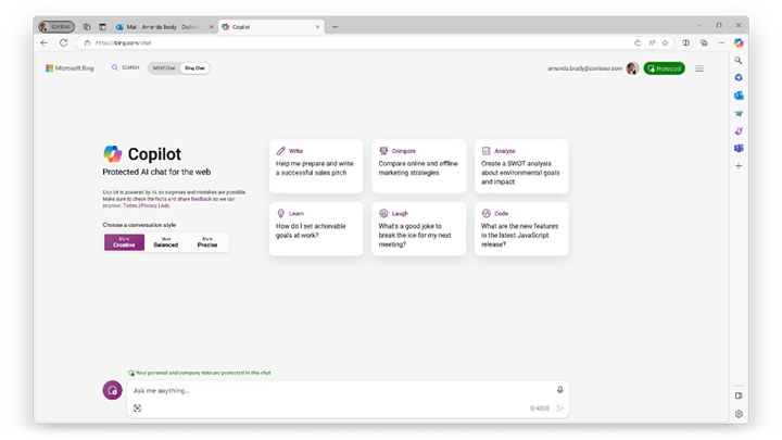 new Copilot for business preview