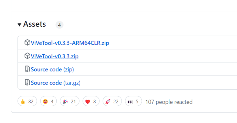 ViVeTool from GitHub Copilot - activate Microsoft Copilot - Step 2