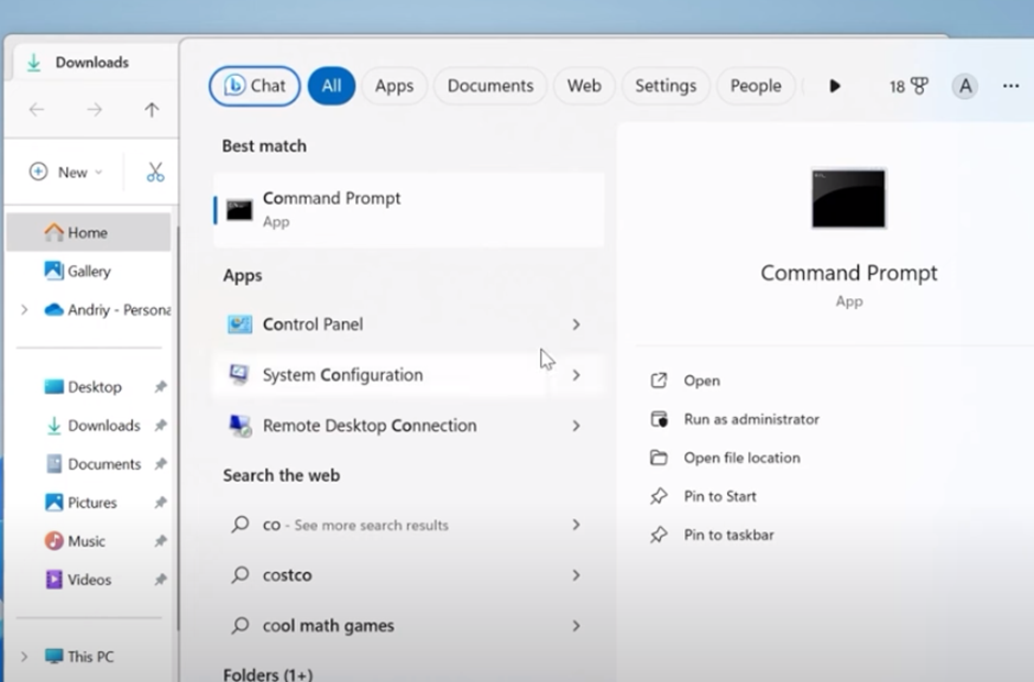 ViVeTool from GitHub Copilot - activate Microsoft Copilot - Step 5